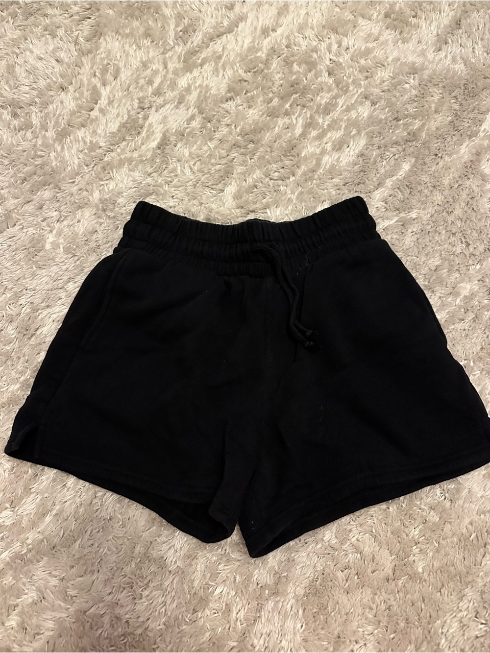 wild fable Black Elastic Waist Athletic Shorts
